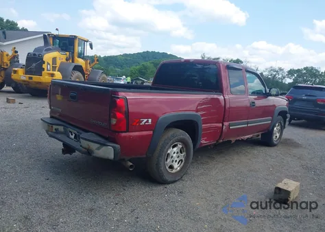 2004 Chevrolet Silverado 1500 Z71 from USA, damaged, VIN 1GCEK19T64E181326